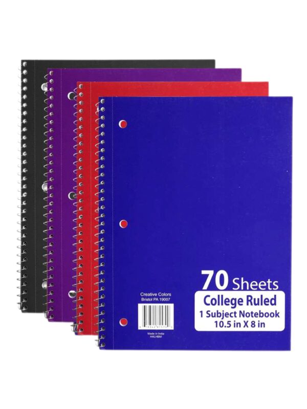 One Subject Notebook